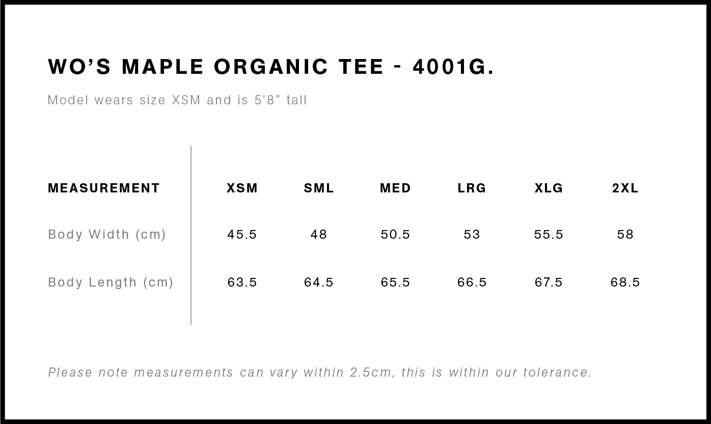 Eco4x4 - Womens Maple Tee
